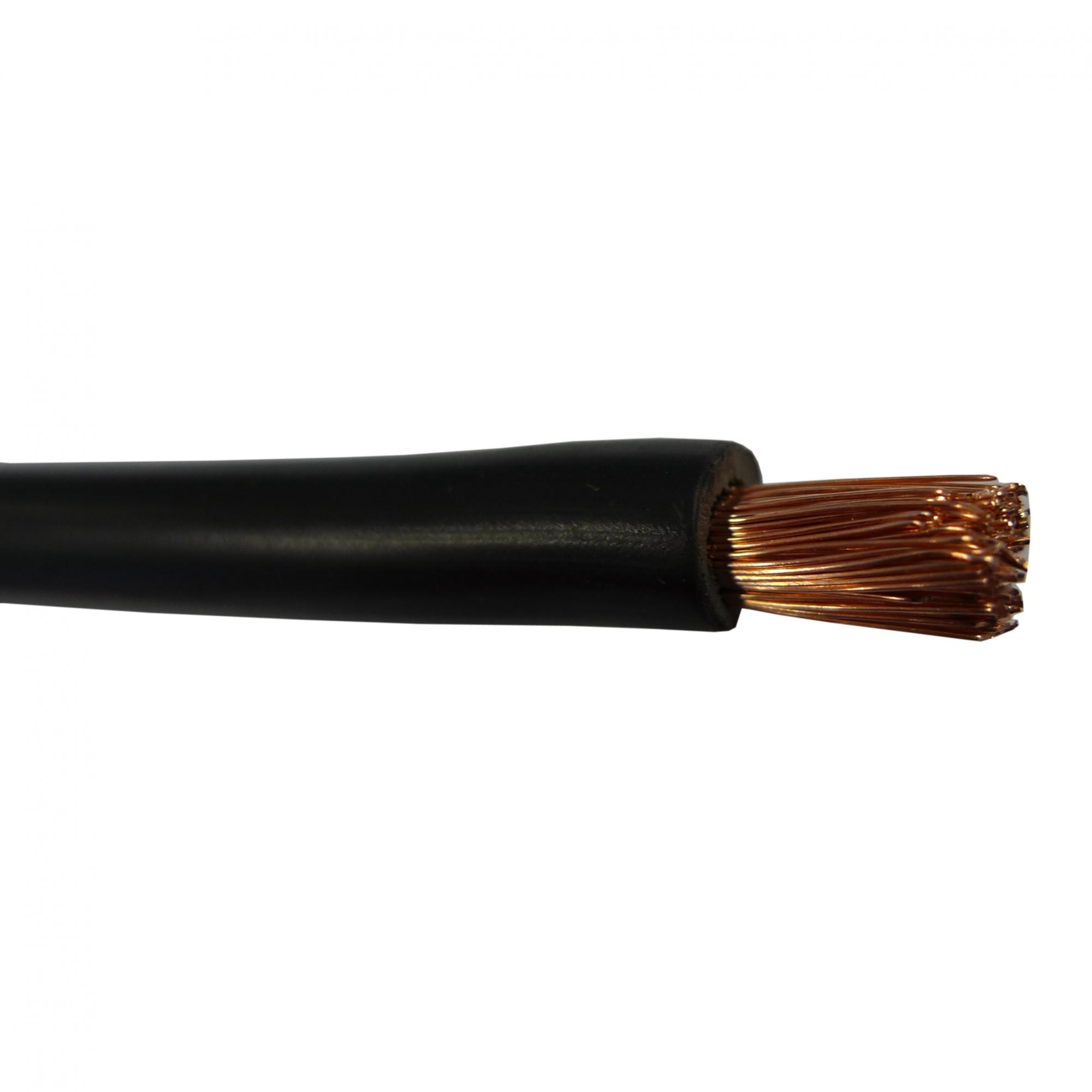 Kabel 15mm van de batterij Zwarte ² Flexy (per Meter)