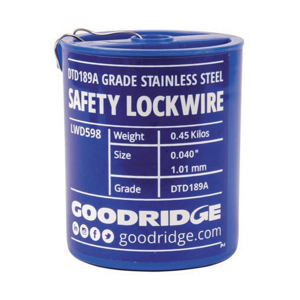 Lockwire 0.024/0.62mm van het Roestvrij staal van Goodridge