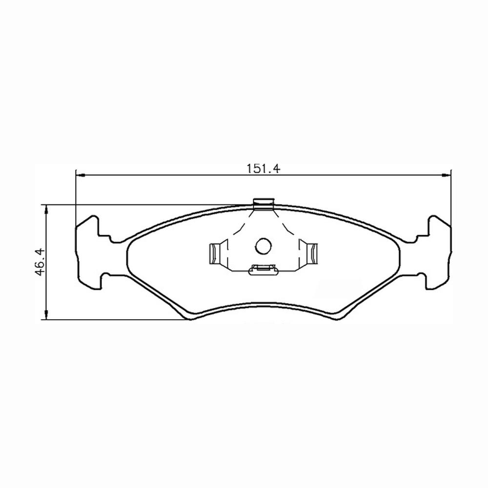 Mintex Racing remblokken MDB1175-M1155 voor Ford Diverse