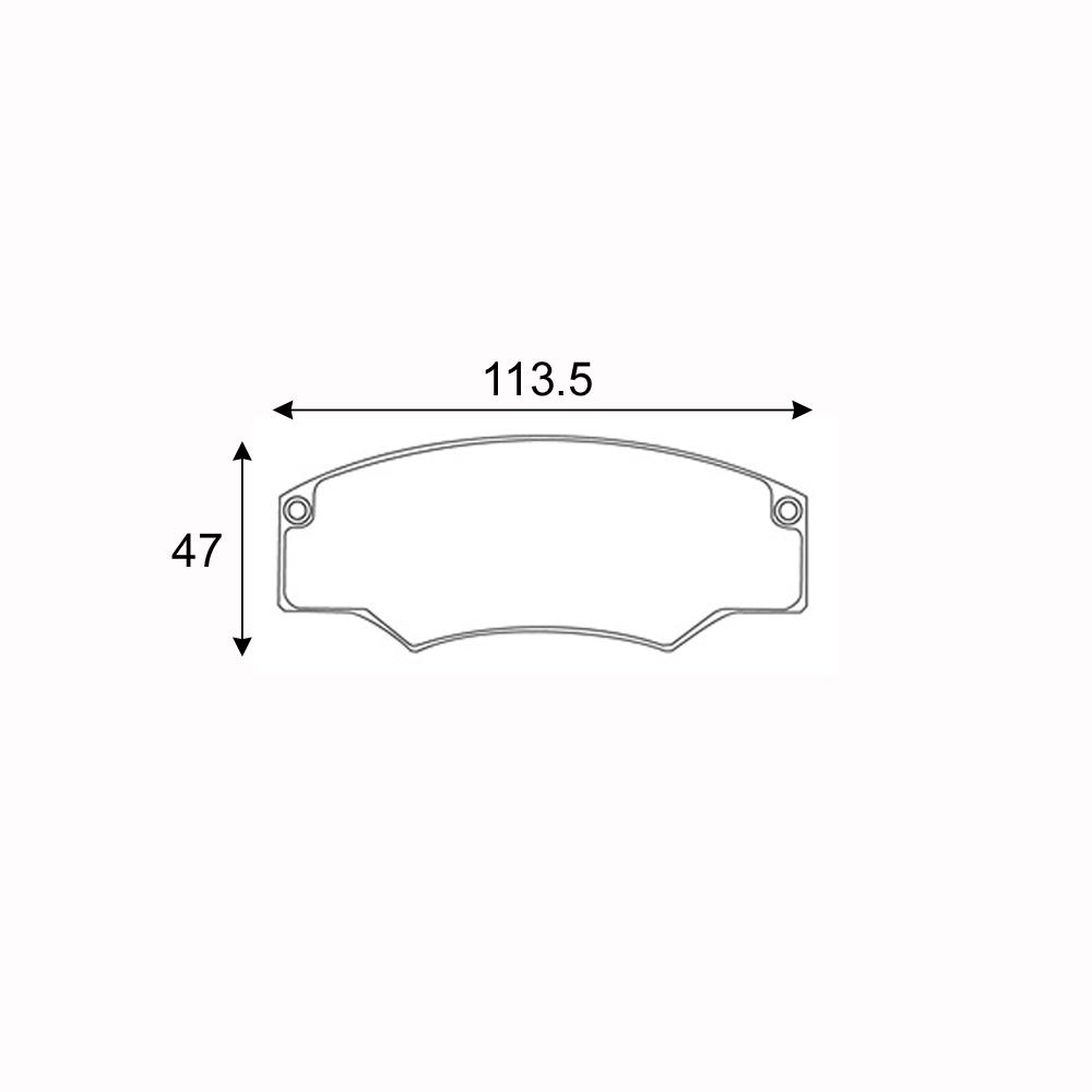 Mintex Racing remblokken MDB1200-M1144 Voor AP Racing Caliper CP2361