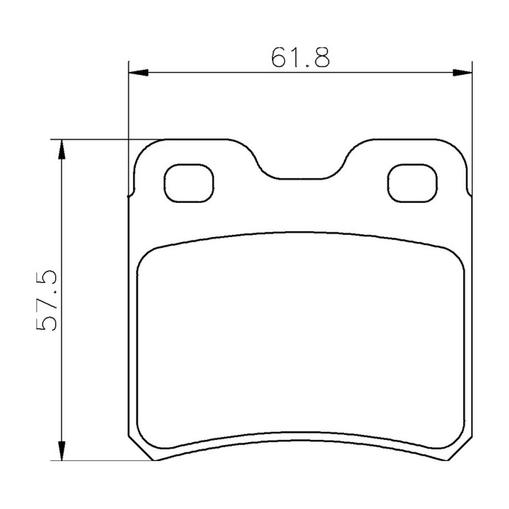 Mintex Racing remblokken MDB1385-M1144 voor Opel / Vauxhall