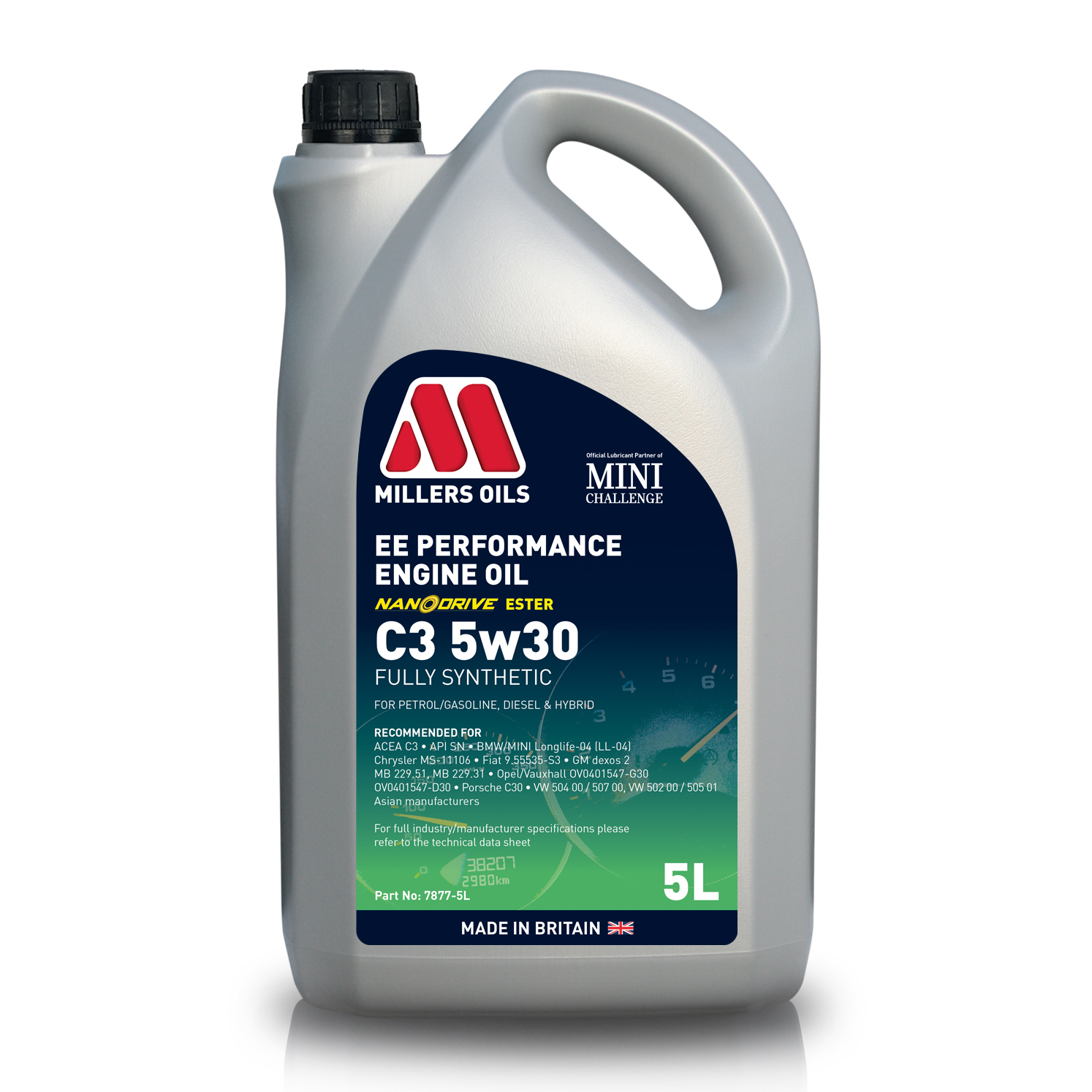 Millers EE Performance 5W30 synthetische motorolie (5 liter)