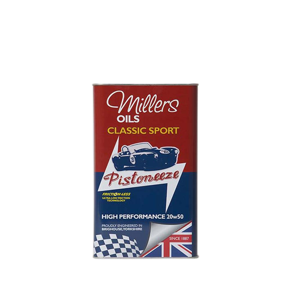 Millers Classic Sport High Performance 20W50NT Volledig synthetische olie (1 Liter)