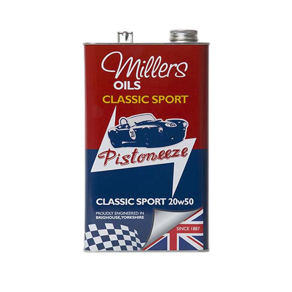 Millers Classic Sport 20W50 Semi synthetische olie (5 Liter)