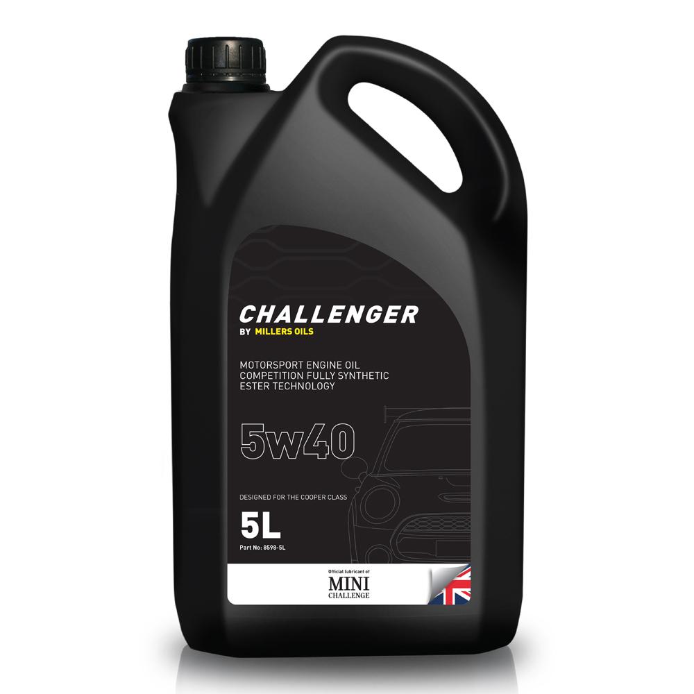 Millers Challenger 5W40 volledig synthetische motorolie (5 liter)