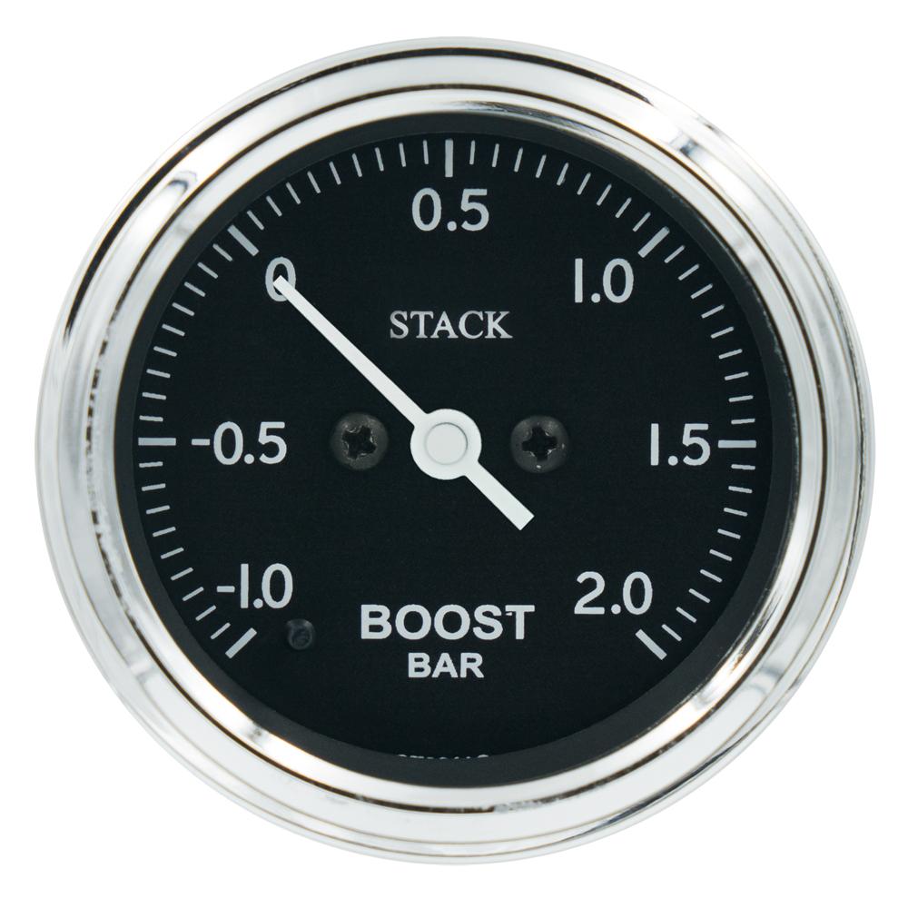 Stack Classic Boost Drukmeter -1 Naar +2 Bar