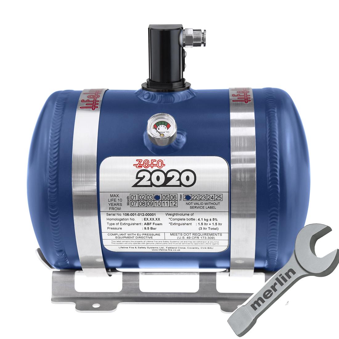 Lifeline Zero 2020 Brandblusser Kit 3 Liter Elektrische Service & Navulling