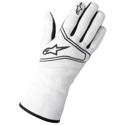 Technologie 1-Kr Kart van Alpinestars Gloves Wit