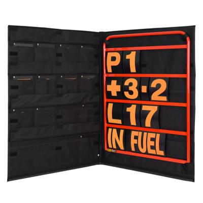 BG Racing Red Pit Board Kit - standaard formaat
