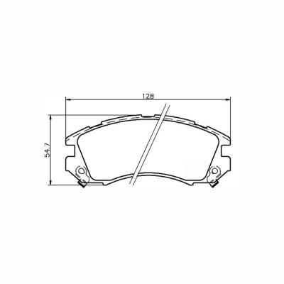 Pagid Fast Road Remblokken - Subaru Impreza & Legacy