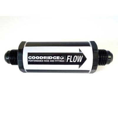 Goodridge aluminium olie / brandstof filter met -6JIC draden