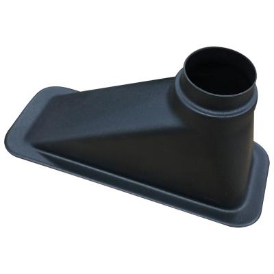 255 mm X 80 mm rechthoek offset luchtkanaal