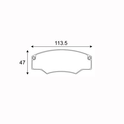 Mintex Racing remblokken MDB1200-M1144 Voor AP Racing Caliper CP2361